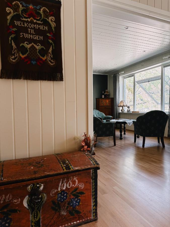 Svingen Guesthouse - Panoramic Fjord Views In Flåm Екстериор снимка